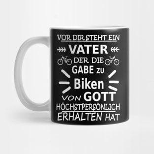 Vater Biken Downhill Männertag Mug